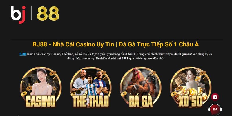 Giới thiệu đôi nét về game bài casino hot nhất tại BJ88